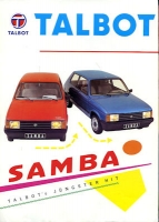 Talbot Samba brochure 1982