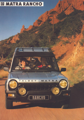 Talbot Matra Rancho Prospekt 1984