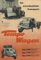 Tempo E 200 400 600 Programm ca. 1936