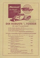 Tempo Hanseat pricelist 3.1949
