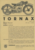 Tornax K 125 brochure 1949/50