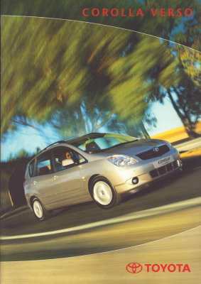 Toyota Corolla Verso Prospekt 1.2002
