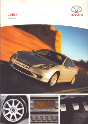 Toyota Celica Zubehör Prospekt 3.2005