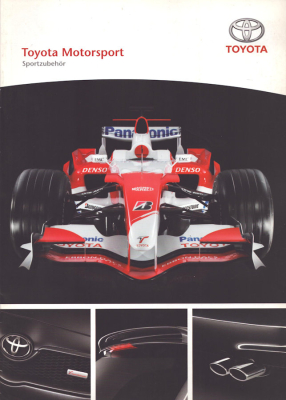 Toyota Motorsport Zubehör Prospekt 12.2007