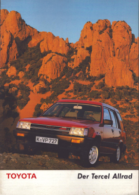 Toyota Tercel Allrad Prospekt 8.1985
