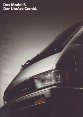 Toyota Modell F / LiteAce Combi Prospekt 4.1986