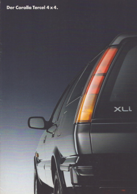 Toyota Tercel Allrad Prospekt 11.1988