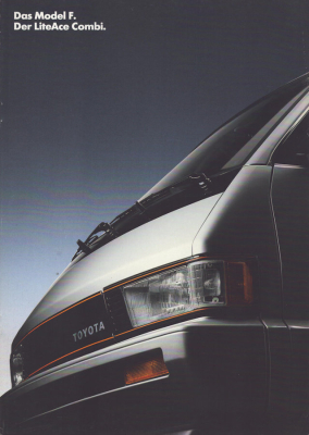 Toyota Modell F / LiteAce Combi Prospekt 6.1989
