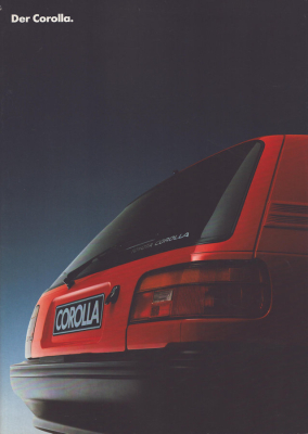 Toyota Corolla Prospekt 1.1992