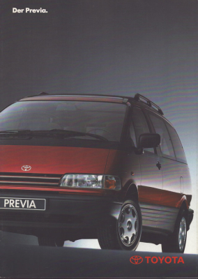 Toyota Previa Prospekt 3.1992