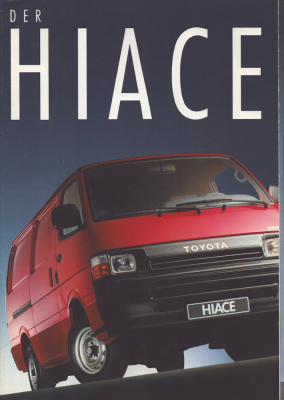 Toyota HiAce Prospekt 1.1992
