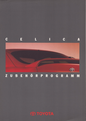 Toyota Celica Zubehör Prospekt 2.1994