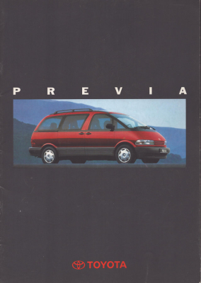 Toyota Previa Prospekt 5.1995