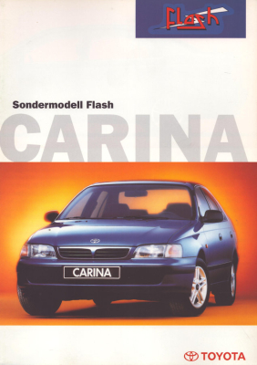 Toyota Carina Flash Prospekt 8.1996