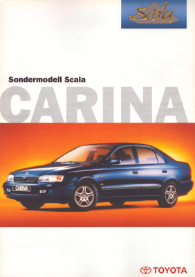 Toyota Carina Scala Prospekt 7.1997