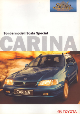 Toyota Carina Scala Special Prospekt 7.1997