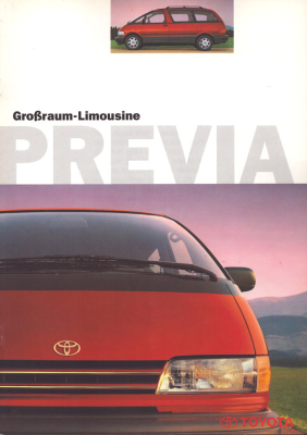 Toyota Previa Prospekt 4.1997