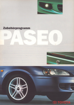 Toyota Paseo Zubehör Prospekt 3.1997