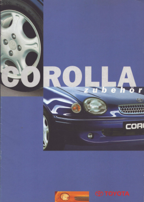 Toyota Corolla Zubehör Prospekt 7.1997
