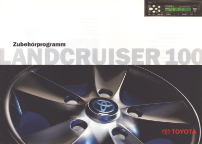 Toyota Land Cruiser 100 Zubehör Prospekt 5.1998