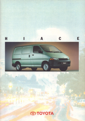 Toyota HiAce Prospekt 7.1998