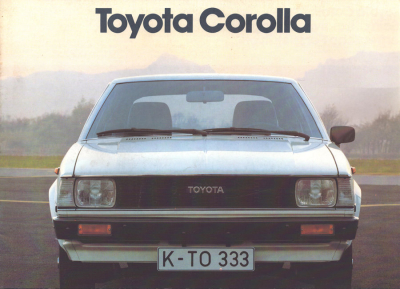 Toyota Corolla Prospekt 2.1980