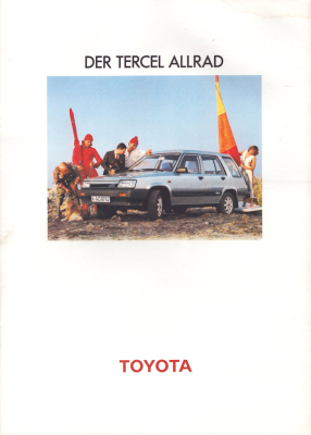 Toyota Tercel Allrad Prospekt 2.1984