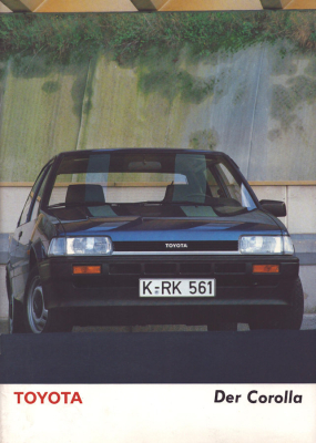 Toyota Corolla Prospekt 4.1985