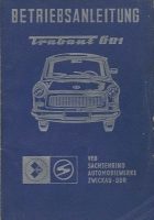 Trabant 601 Bedienungsanleitung 1975