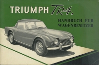 Triumph TR 4 Bedienungsanleitung 1.1963