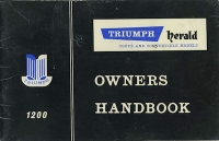 Triumph Herald 1200 Bedienungsanleitung 1961