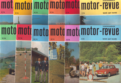 Tschechoslowakische Motor-Revue 1974 Hefte 1-12