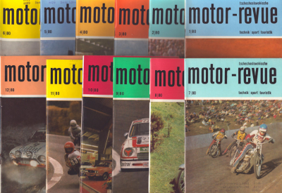 Tschechoslowakische Motor-Revue 1980 Hefte 1-12