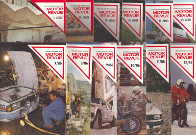 Tschechoslowakische Motor-Revue 1986 Hefte 1-12