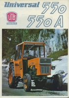 Universal 550 / 550 A Traktor brochure 1980s