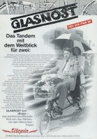 Utopia Glasnost bicycle brochure 1988/89
