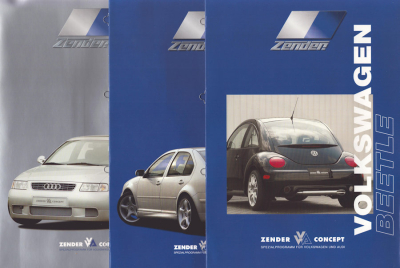 Preview: VW / Audi / Zender Pressemappe 9.1999