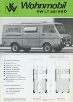 VW / Weinsberg LT Prospekt 1976
