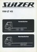 VW / Sulzer LT 45 Prospekt 1970er Jahre