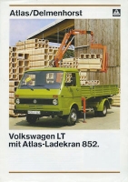 VW LT / Atlas Ladekran brochure 10.1978