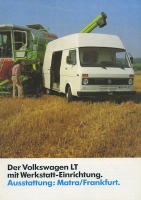 VW LT Werkstattwagen brochure 11.1980