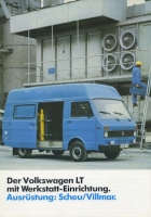 VW LT Werkstattwagen brochure 8.1980