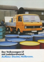 VW LT mit Ladebordwand brochure 8.1980