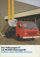 VW LT Multilift-Hakengerät brochure 8.1982