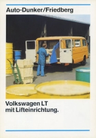 VW LT mit Lifteinrichtung brochure 1980s