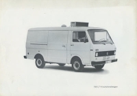 VW LT Frischdienstwagen brochure 1980s