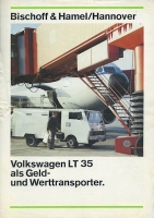 VW LT 35 Geldtransporter brochure 1980s