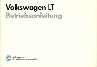 VW LT owner`s manual 7.1986