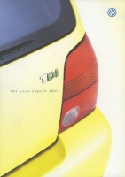 VW Lupo 3L TDI brochure 10.1999