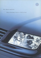 VW Bora / Variant Sport Edition brochure 9.2000